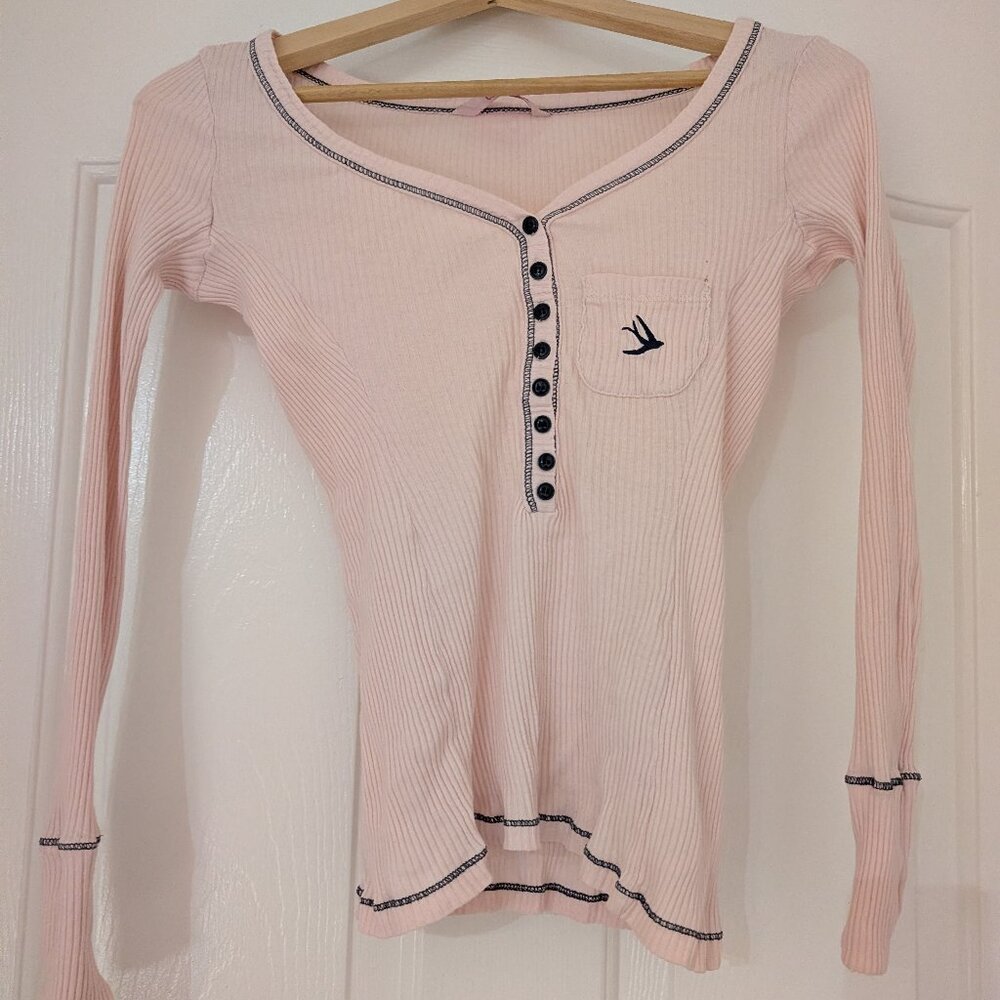 La Senza Pale Pink long-sleeved pajama top